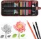 QQQ Sketching Pencil Set Art Pencils Drawing Kit,39 pcs Drawing Set With Sketch Pencils, Watercolor Pencils inside Canvas Rolling Pouch For Beginners, Adults & Professionals